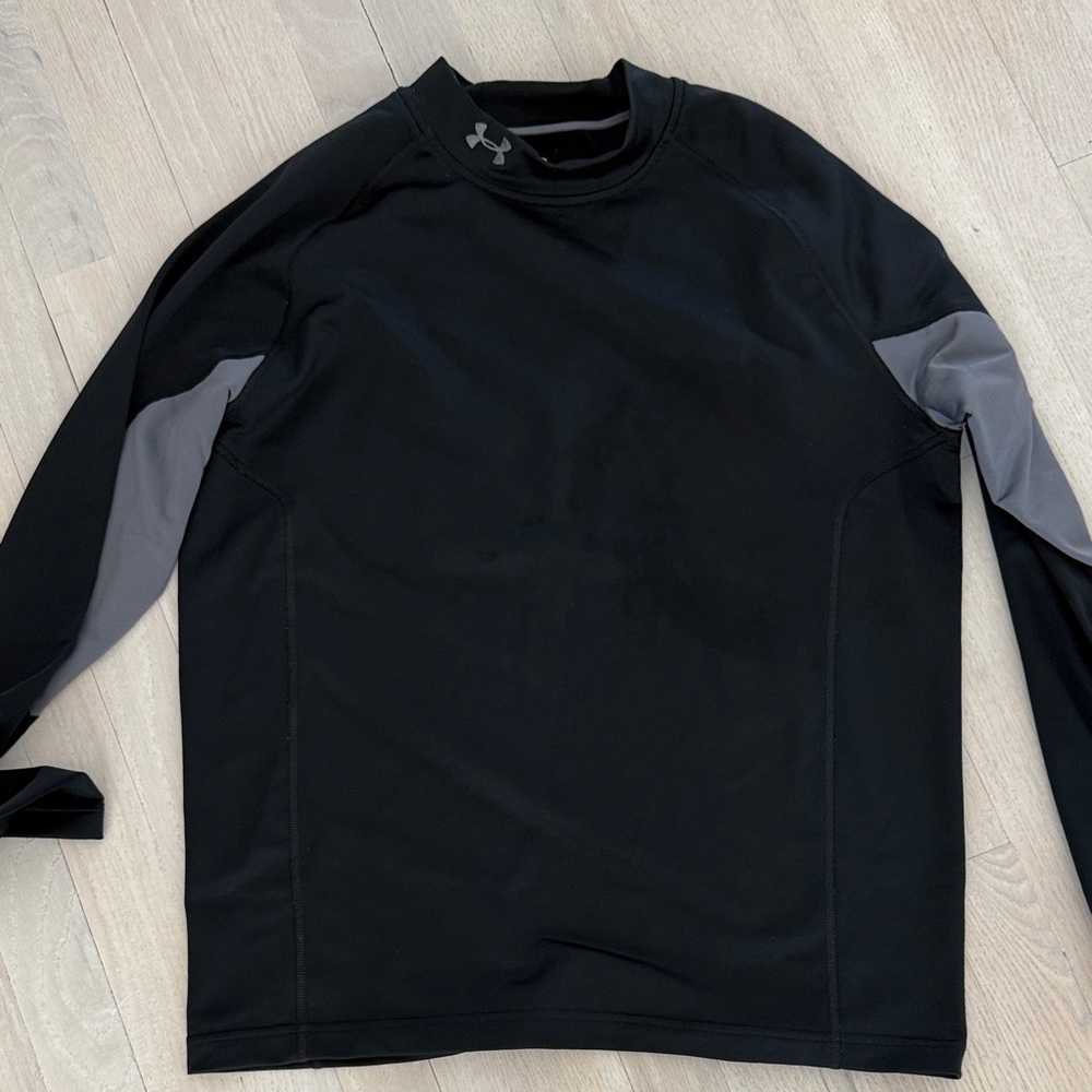 Under Armour Black and Gray Performance Top